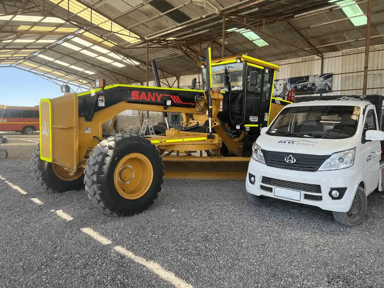 Laminado de seguridad para motoniveladora